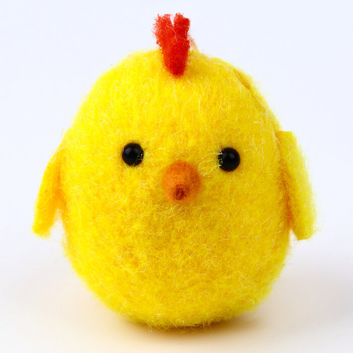 Мягкая игрушка «Цыплёнок» на подвесе 6 см цвет микс