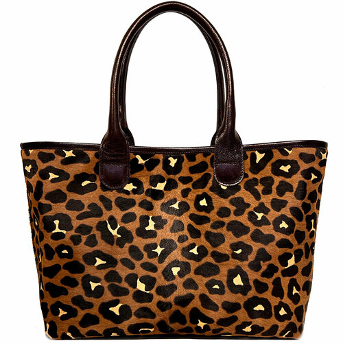 фото Сумка шоппер kurguzova нн24-5кор, фактура бархатистая, коричневый