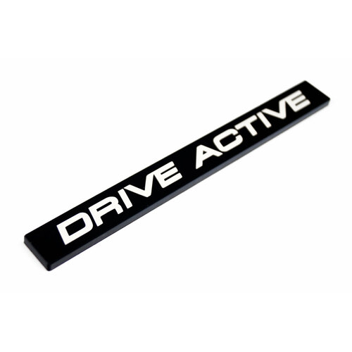 Шильдик (эмблема) DRIVE ACTIVE черный лаковый универсальный