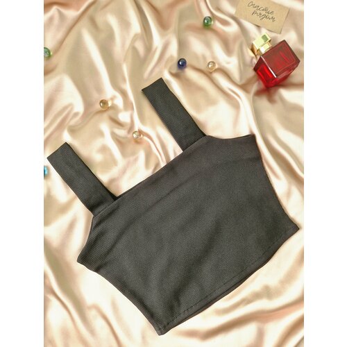 фото Кроп-топ кроп топ, размер xs-s, черный good shine