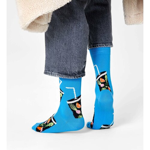 Носки Happy Socks Унисекс носки Happy socks Smoothie Sock SMO01 6700 36-40, размер 36-40, голубой