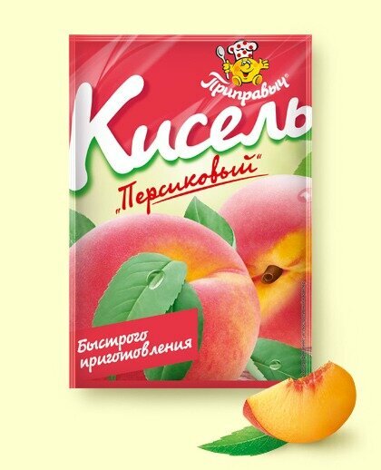 Кисель Персик Приправыч 110гр. 1 шт.