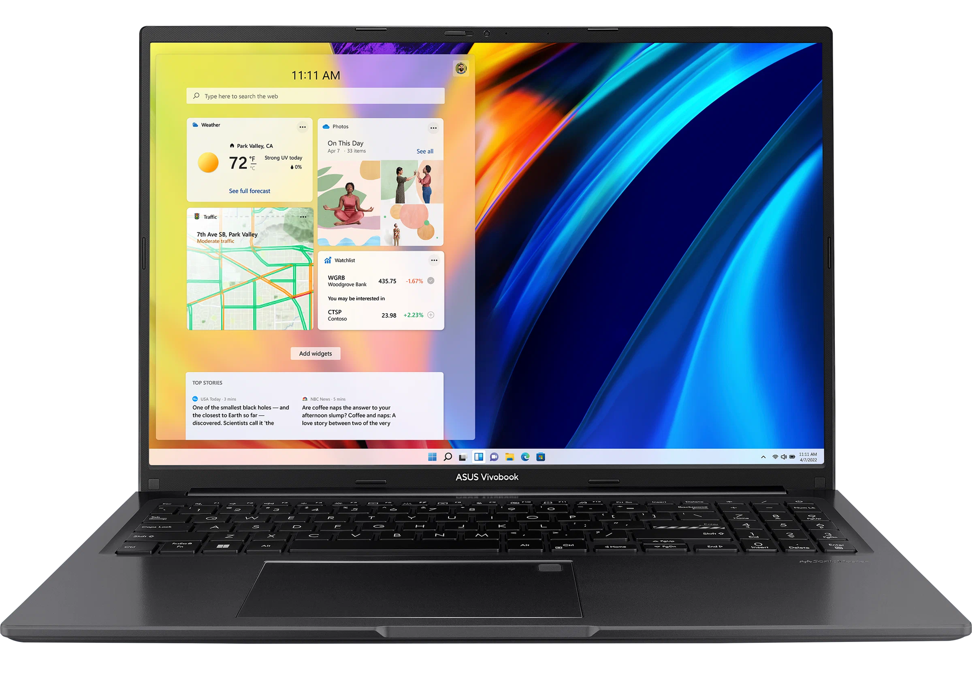 16" Ноутбук ASUS VivoBook 16, IPS, Intel Core i5-12500H (12 ядер), RAM 16 ГБ, SSD 1024 ГБ, Windows 11 Pro + Office 2021, Чёрный, Русская раскладка