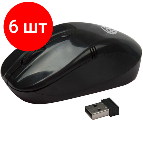 Комплект 6 штук Мышь компьютерная RITMIX RMW-111 Black 100016002000dpi 15118174 448000₽