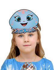 Карнавальная маска медуза детская