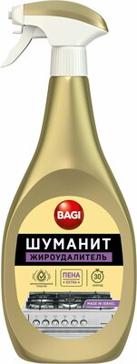 Пена для удаления устойчивых загрязнений Bagi Шуманит Extra лимон 0,4л