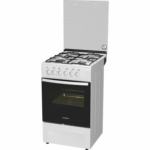 Плита Darina F KM 341304W комбинированная 4 конфорки 50 л электрическая духовка белая 3839900₽