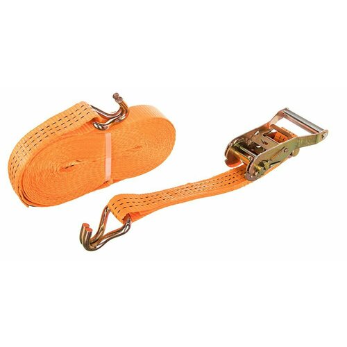 Стяжка груза (стяжной ремень с крюками) с храповым механизмом, 1,5т–3т, длинна 6м, ширина 38м