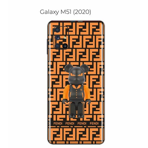 Гидрогелевая пленка на Samsung Galaxy M51 на заднюю панель защитная пленка для гелакси M51 гидрогелевая пленка на samsung galaxy m51 полиуретановая защитная противоударная бронеплёнка матовая