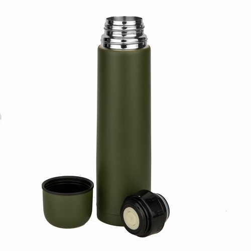 Походная посуда MFH 1 Liter Vacuum Thermos Bottle olive