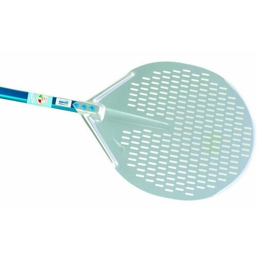 Лопата для пиццы перфорированная d=41см l=150см алюминиевая Azzurra GiMetal | A-41F