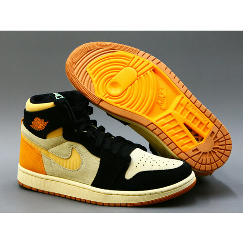 Кроссовки NIKE Air Jordan 1 Zoom CMFT 2, полнота D, размер 11US, оранжевый, черный
