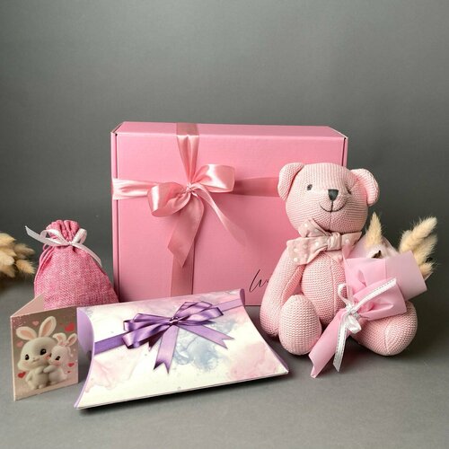 Подарочный набор конфет с мишкой набор подарочный kupilka gift box красный