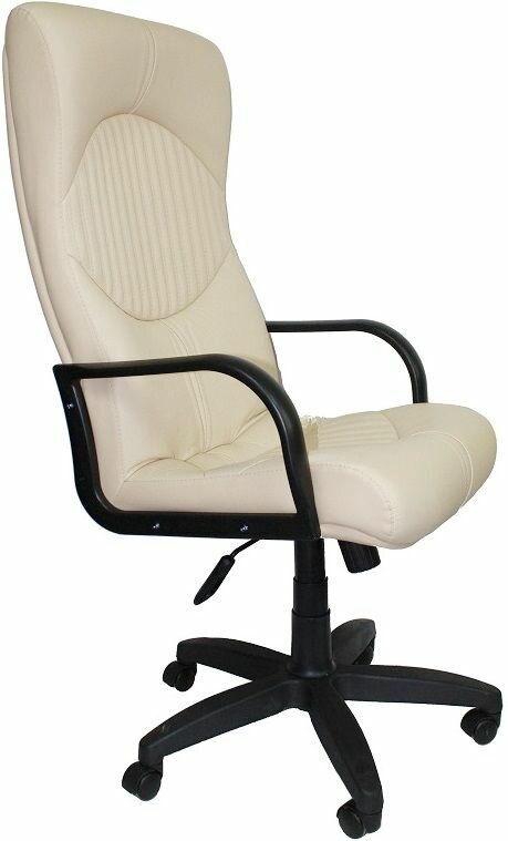 Компьютерное кресло Гермес PL офисное, обивка: искусственная кожа, цвет: бежевый