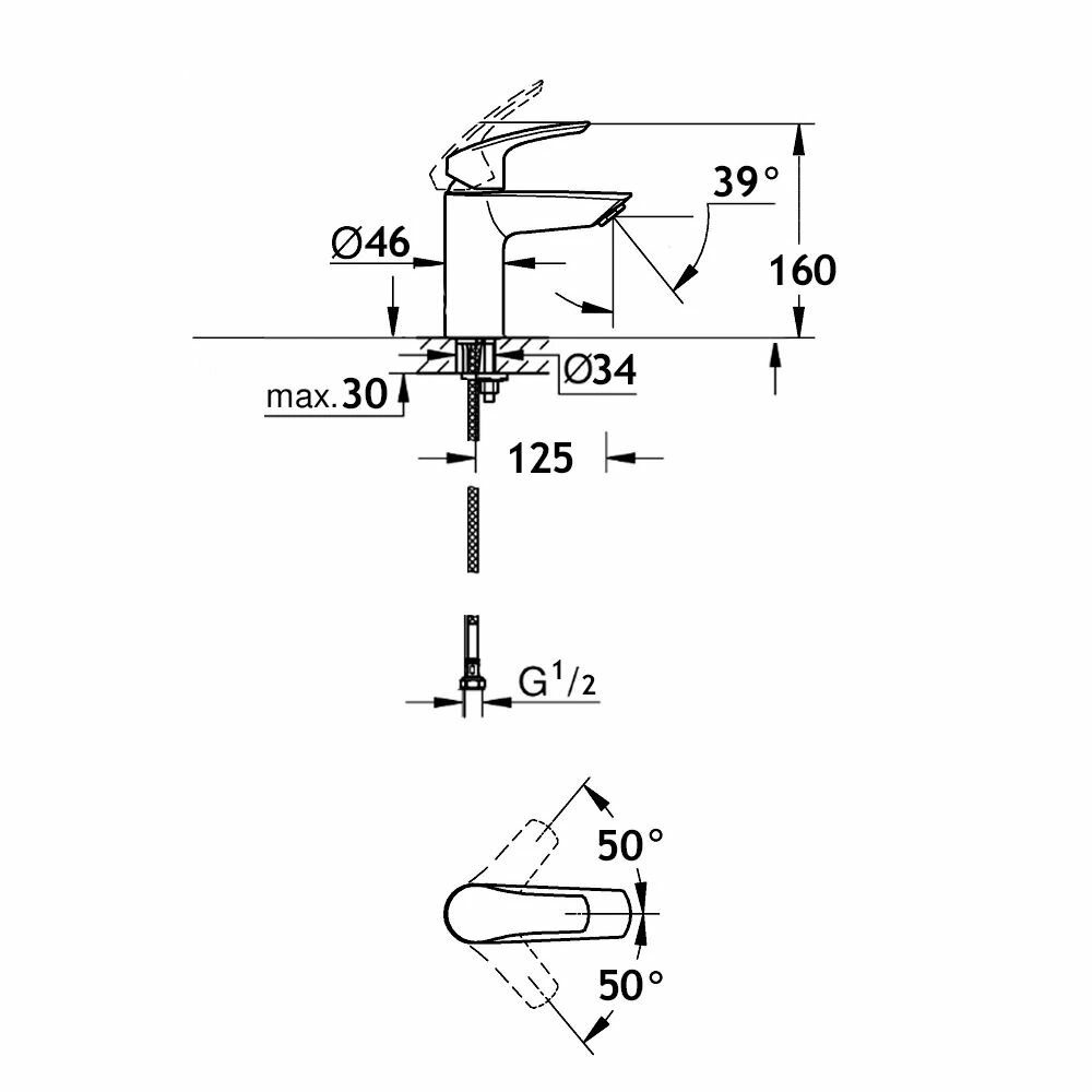 Смеситель для раковины AQUAme - фото №3
