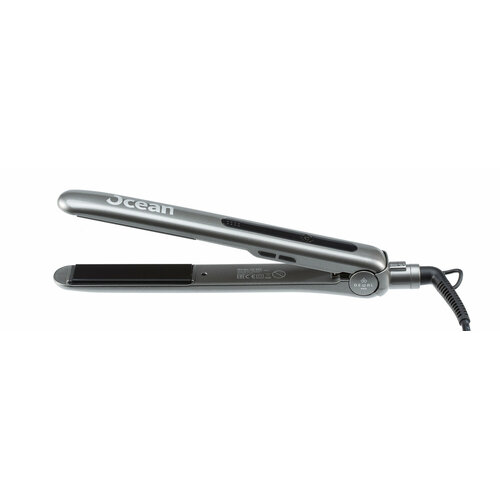 Щипцы для волос DEWAL Ocean 2590 мм с терморегулятором керамико-турмалиновое покрытие серебро 442400₽