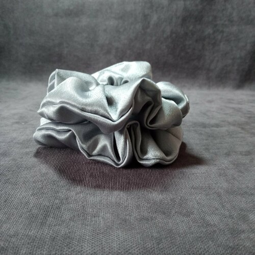 Резинки для волос 2штуки серебристый цвет