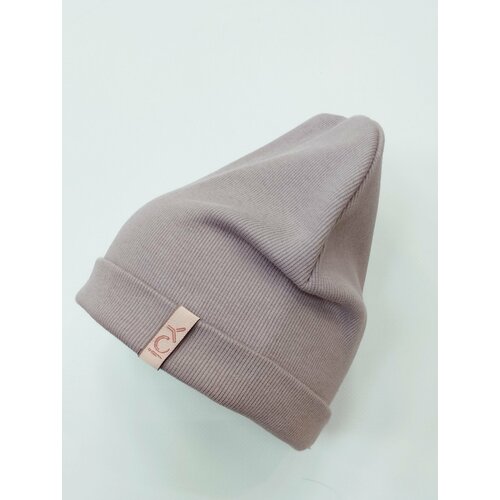 фото Шапка бини мой ангелок, размер 54-56, фиолетовый