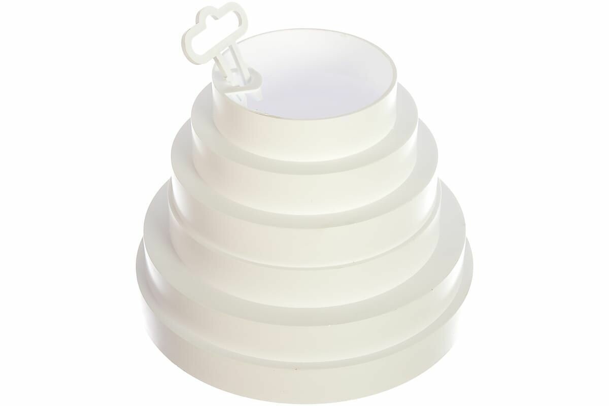 Соединитель круглых воздуховодов центральный пластик PU ПУ D150/125/120/100/80