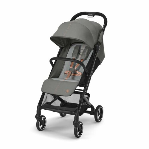 Коляска прогулочная Cybex Beezy Lava Grey с дождевиком и бампером коляска прогулочная cybex beezy lava grey с бампером и дождевиком