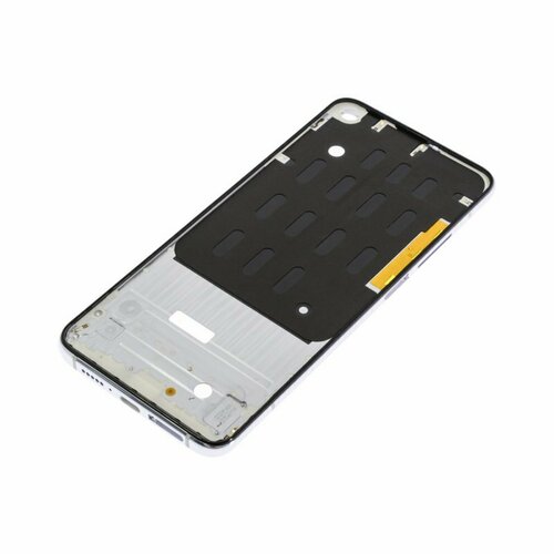 Рамка дисплея для Xiaomi Mi 10T Pro 5G (в сборе) серебро дисплей для xiaomi mi 10t 5g mi 10t pro 5g в сборе с тачскрином в рамке черный aaa