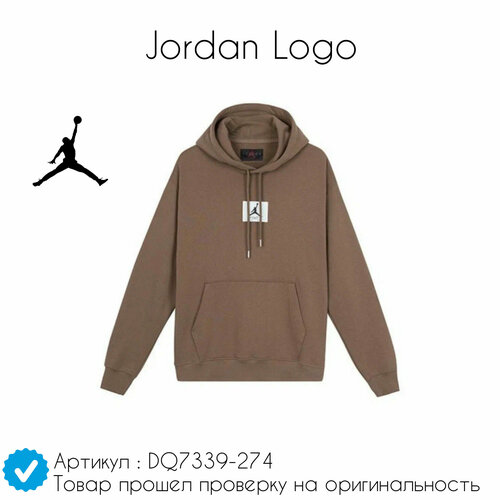 Худи Jordan Jordan Logo, размер XL, белый, черный