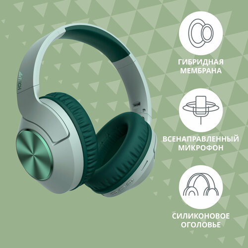 Наушники A4Tech BH300 зеленый (bh300 matcha green)