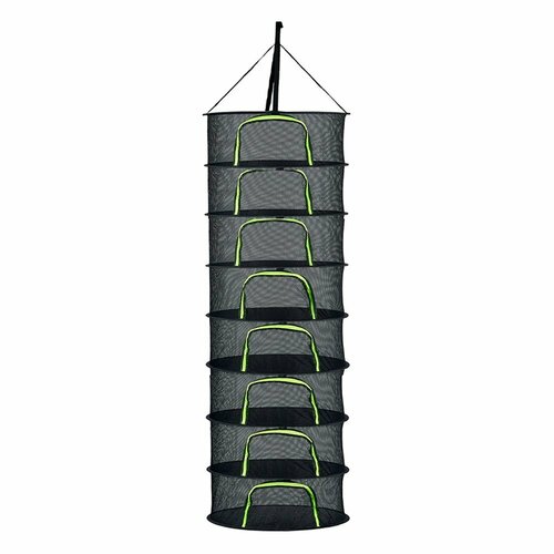 Подвесная сетка-сушилка для овощей зелени фруктов универсальная сушилка для вяления рыбы черная 8 секции 149900₽