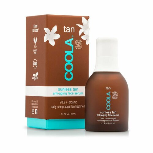 Coola, Автозагар-сыворотка для лица Sunless Tan Anti-Aging Face Serum 50ml