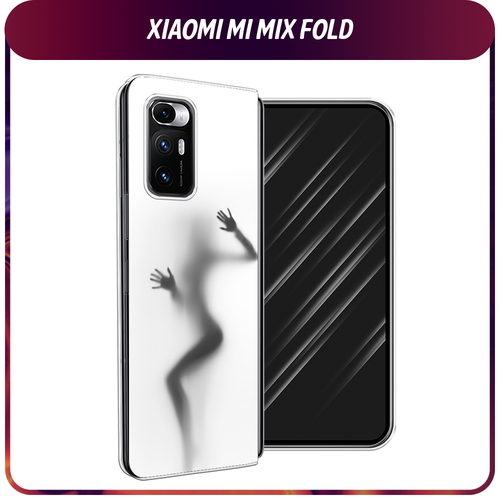 Силиконовый чехол на Xiaomi Mi Mix Fold / Сяоми Ми Микс Фолд Девушка в душе силиконовый чехол на xiaomi mi mix fold сяоми ми микс фолд радужный кружевной узор прозрачный