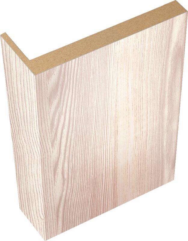 фото Наличник экошпон телескопический L (8мм) Клён крем, 100х25х2440