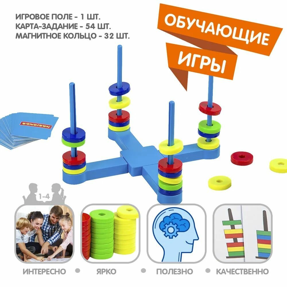 Игра настольная обучающая "Сила притяжения" (ВВ3450 Bondibon - фото №12