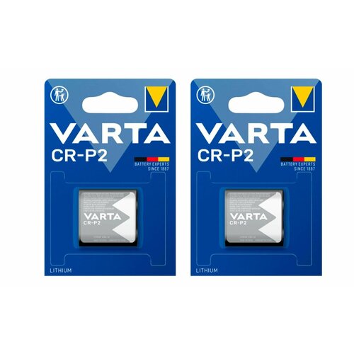 Батарейка Varta CR-P2, 1 шт, 2 уп