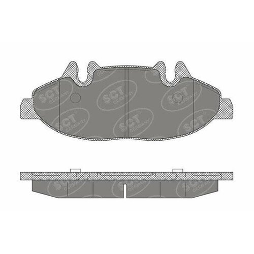 SCT SP 640 Тормозные колодки (комплект 4 шт.)