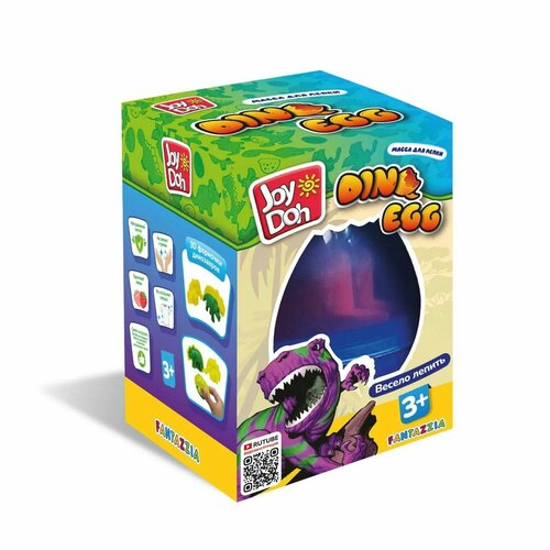 Набор для лепки Joy-Doh Яйцо динозавра 2*50г EGG-100 bag