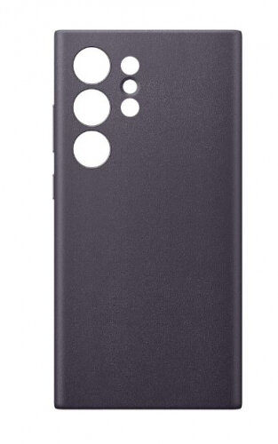 Чехол Samsung для Galaxy S24 Ultra, Vegan Leather Case, темно-фиолетовый (GP-FPS928HCAVR)