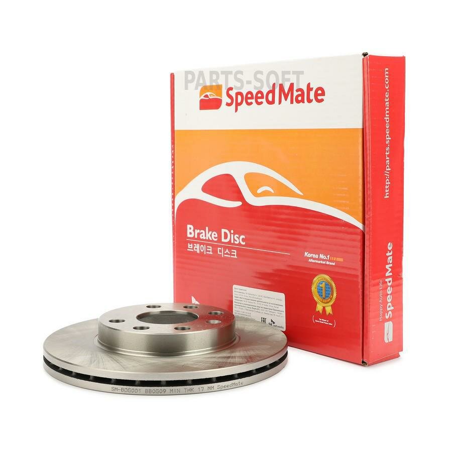 SPEEDMATE SM-BDG001 Диск торм.(236mm) DAEWOO (Nexia)/CHEVROLET (Lanos T100) (R13)