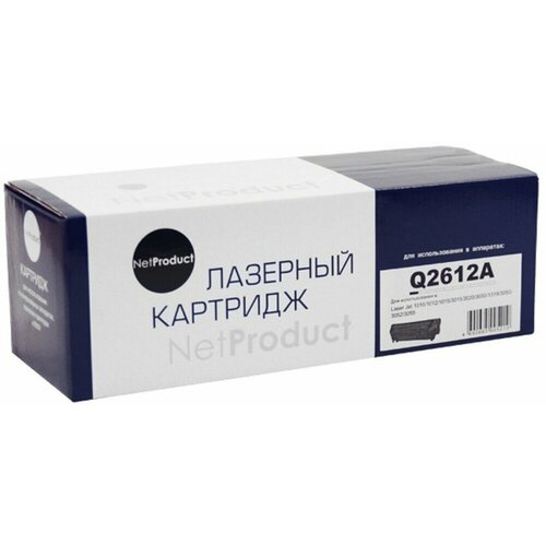 Картридж NetProduct Q2612A Black (N-Q2612A) картридж netproduct n q2612a 2000 стр черный