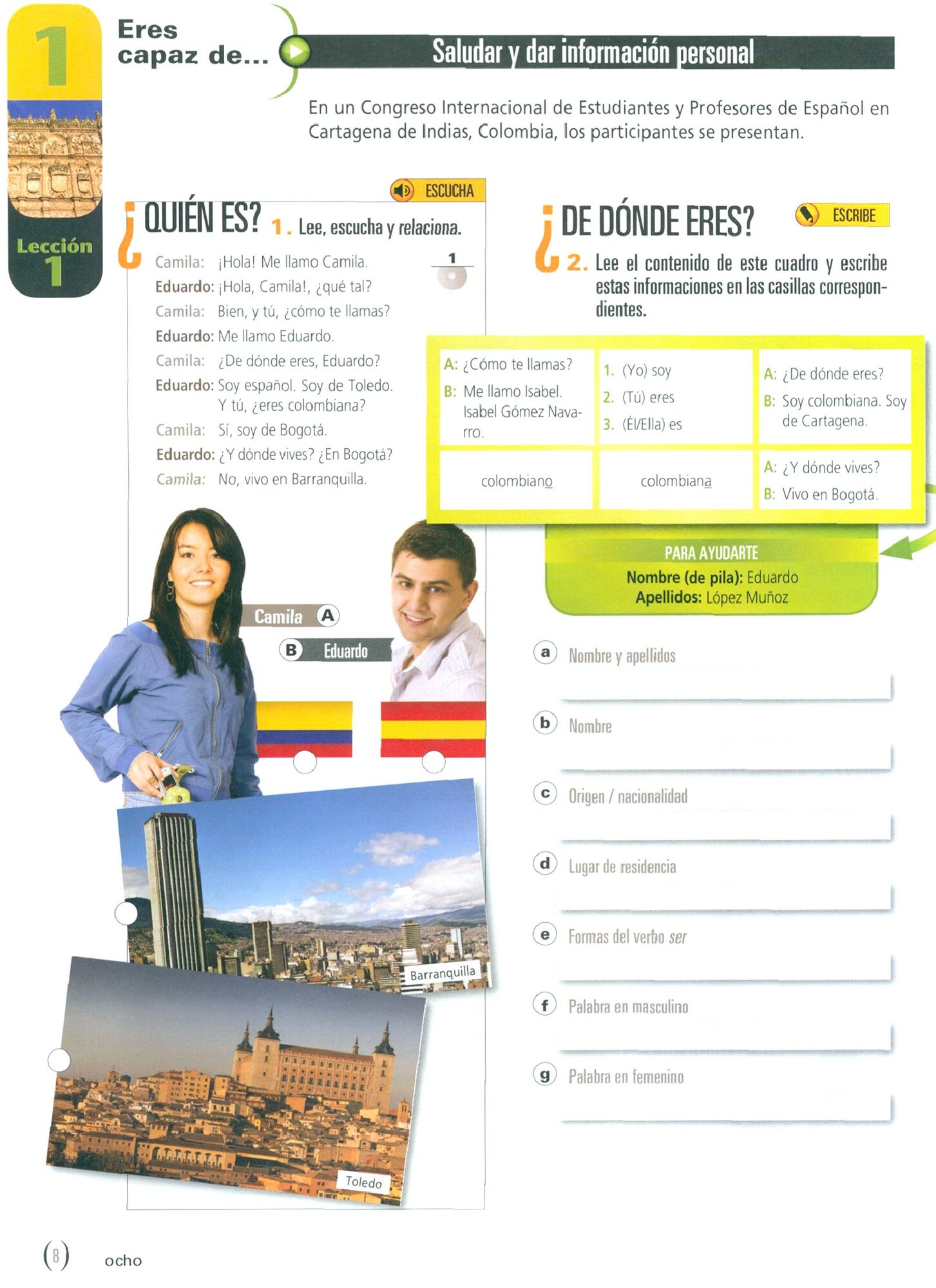 Vente A1. Libro del alumno (Fernando Marin Arrese; Reyes Morales Galvez) - фото №6