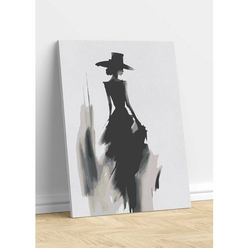 Девушка в шляпе Интерьерная картина 1300₽