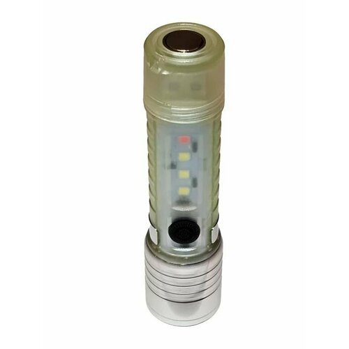 Аккумуляторный USB фонарик, на магните LED+COB YEM-ZJ-089