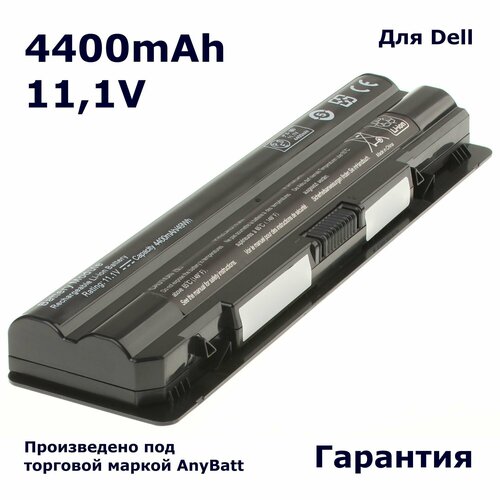 Аккумулятор AnyBatt 4400mAh, для XPS 15 (L502x) (L501x) 14 (L401x) аккумуляторная батарея для ноутбука dell xps 14 j70w7 11 1v 4400mah черный