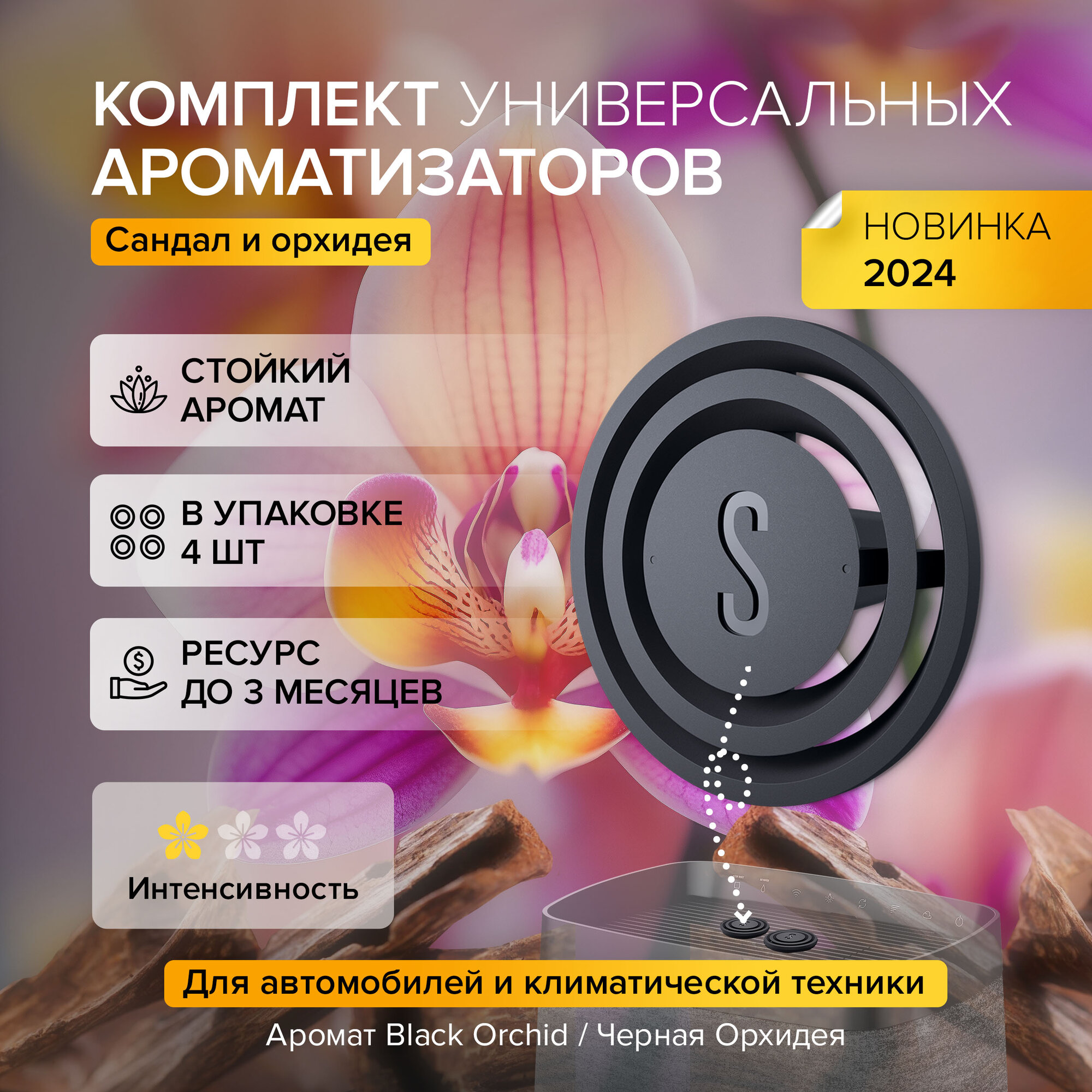 фото Ароматизатор универсальный Aroma Pin Green Forest, A-137