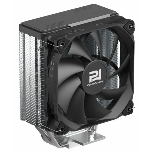 Кулер для процессора PentaWave PC-Z04E SRB PWM (20 шт/кор, TDP 220W, 1х120mm PWM Fan, 4 тепловые трубки 6мм, 600-1850RPM, 12-32,6dBa)