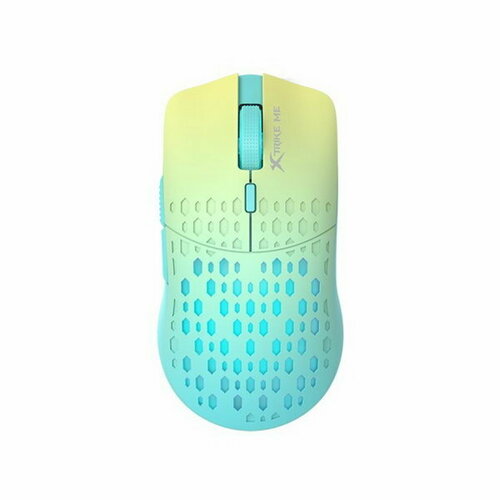Мышь GW-121 PU игровая беспроводная подсветка 3200DPI24G BT 500мАч голубая 119400₽