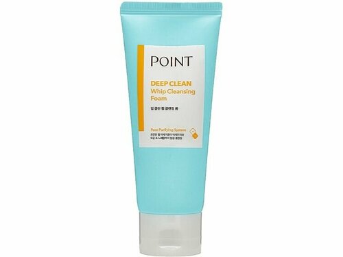 Пенка для глубокого очищения лица point& Deep Clean Whip Cleansing Foam