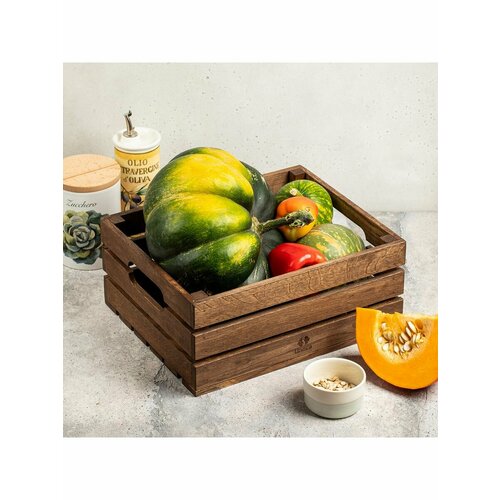 Ящик деревянный для хранения 33см 25см 3671₽