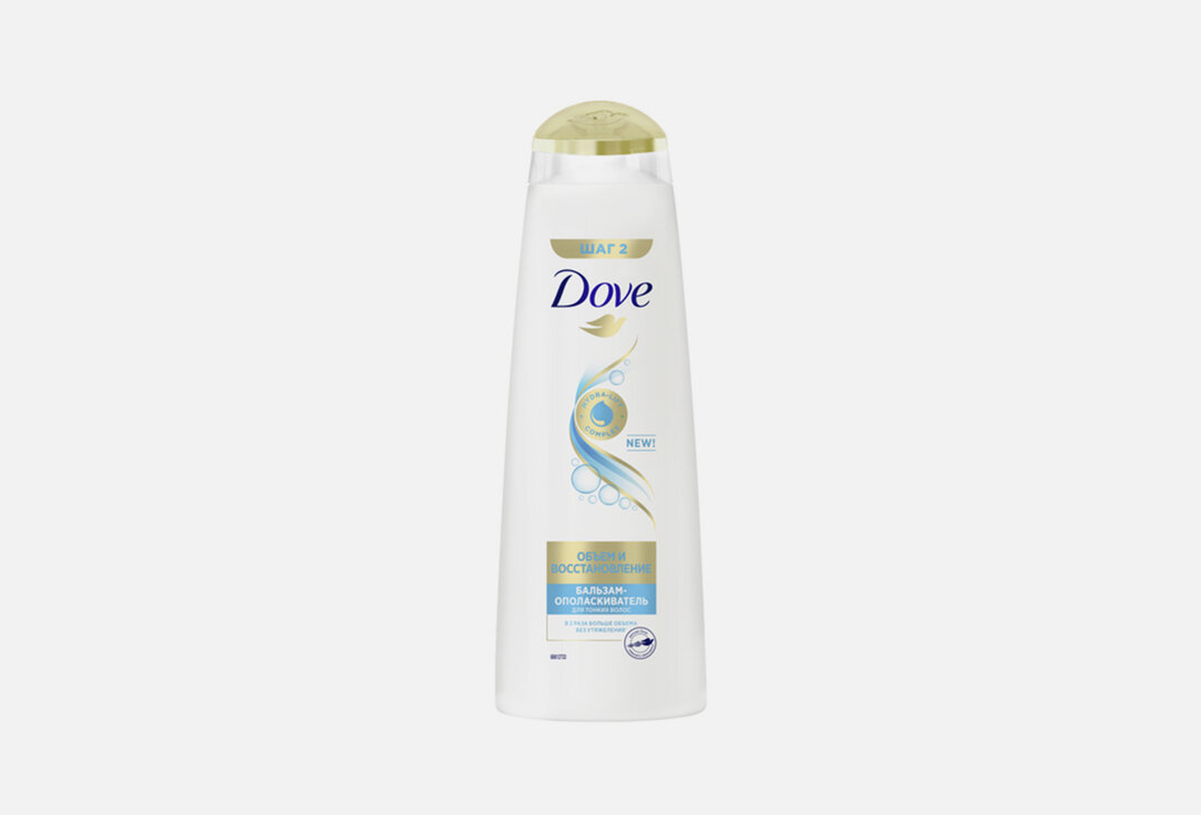 Бальзам-ополаскиватель Dove, HAIR THERAPY Объем и восстановление 350мл