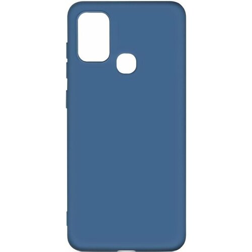 DF Чехол-накладка с микрофиброй для Samsung Galaxy M51 SM-M515F (blue)