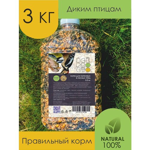Корм для диких, парковых и лесных птиц